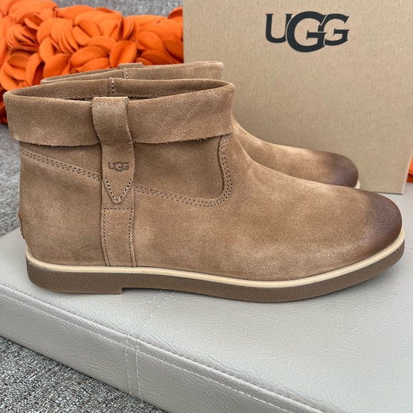 🎉HP🎉🆕UGG Josefene Cuff Chestnut Suede Boots❣️ - Picture 3 of 11